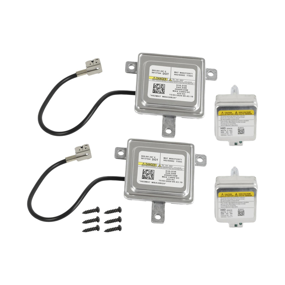 2010-2016 Audi A4 S4 キセノンバラスト &amp; D3S バルブ HID ライトコントロールユニットモジュール 8K0941597E