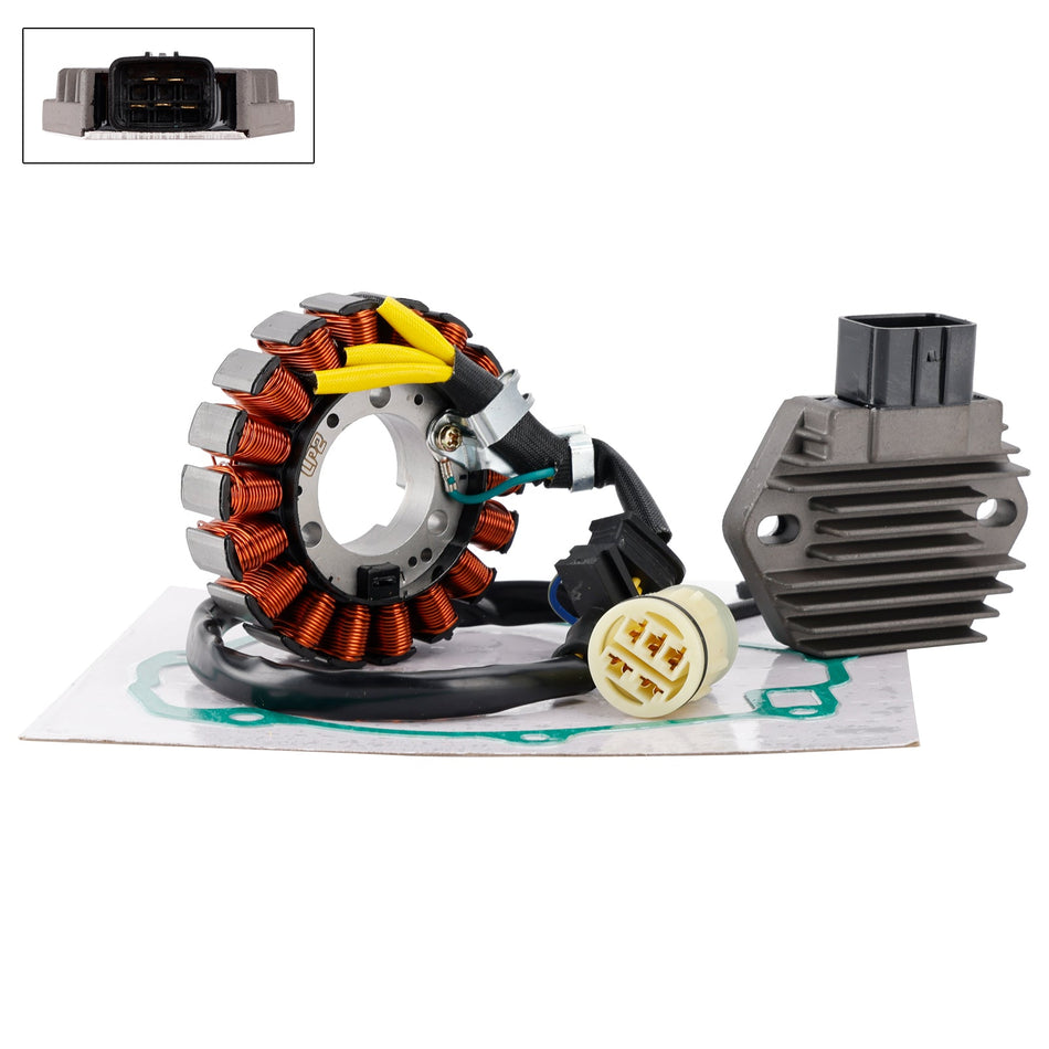 2000-2006 ホンダ ランチャー 350 TRX350 FE FM TE TM ステーター＆レギュレーター ガスケット 31120-HN5-6723 11396-HN5-670