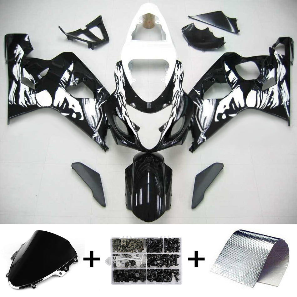 2004-2005 スズキ GSXR 600/750 K4 Amotopart インジェクションフェアリングキット ボディワーク プラスチック ABS #113