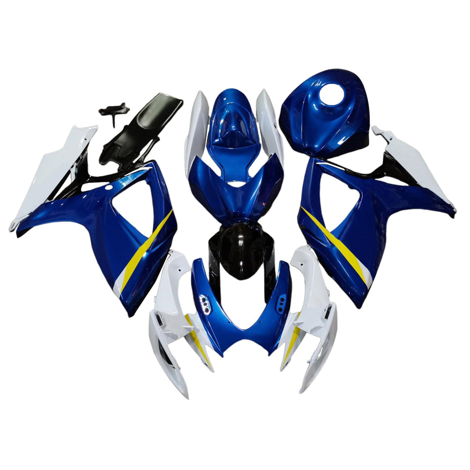 スズキ GSXR 600/750 2006-2007 K6 用 インジェクションフェアリングキット ボディワーク プラスチック ABS