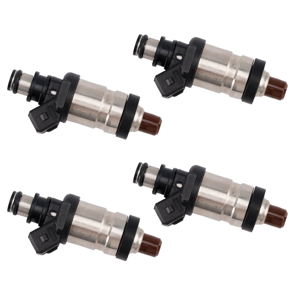 4個入り燃料インジェクター 06164-P06-A01 シビック デルソル 1.5L 1.6L インテグラ 1.7L 1.8Lに適合