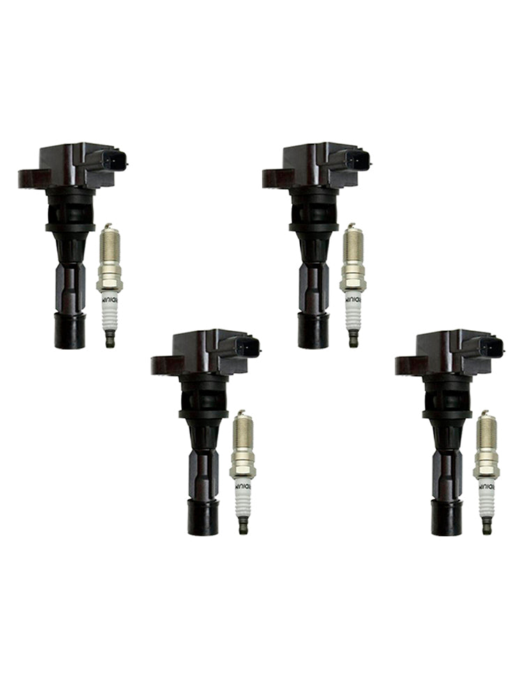 2009-2010 マツダ 3 スポーツ L4 2.0L 4x イグニッションコイル + スパークプラグ UF540