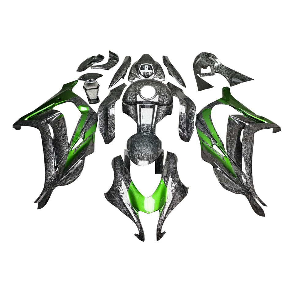 インジェクションフェアリングキット ボディワーク プラスチック ABS カワサキ ZX10R 2016-2020 に適合