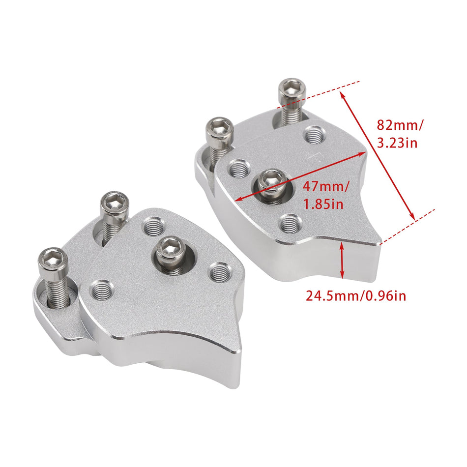 SPESSORI RIALZI ライザー マヌブリオ PER ヤマハ FJR 1300 FJR1300 RP04 RP11 2001>2005