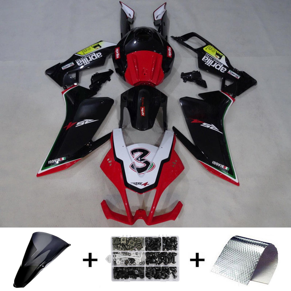 2012-2016 Aprilia RS4 125/50 Amotopart インジェクションフェアリングキット ボディワーク #106