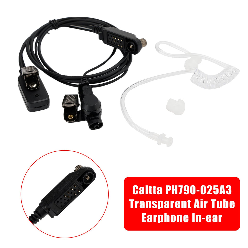 PH790-025A3 トランシーバー透明エアチューブヘッドセット Caltta PH790 に適合