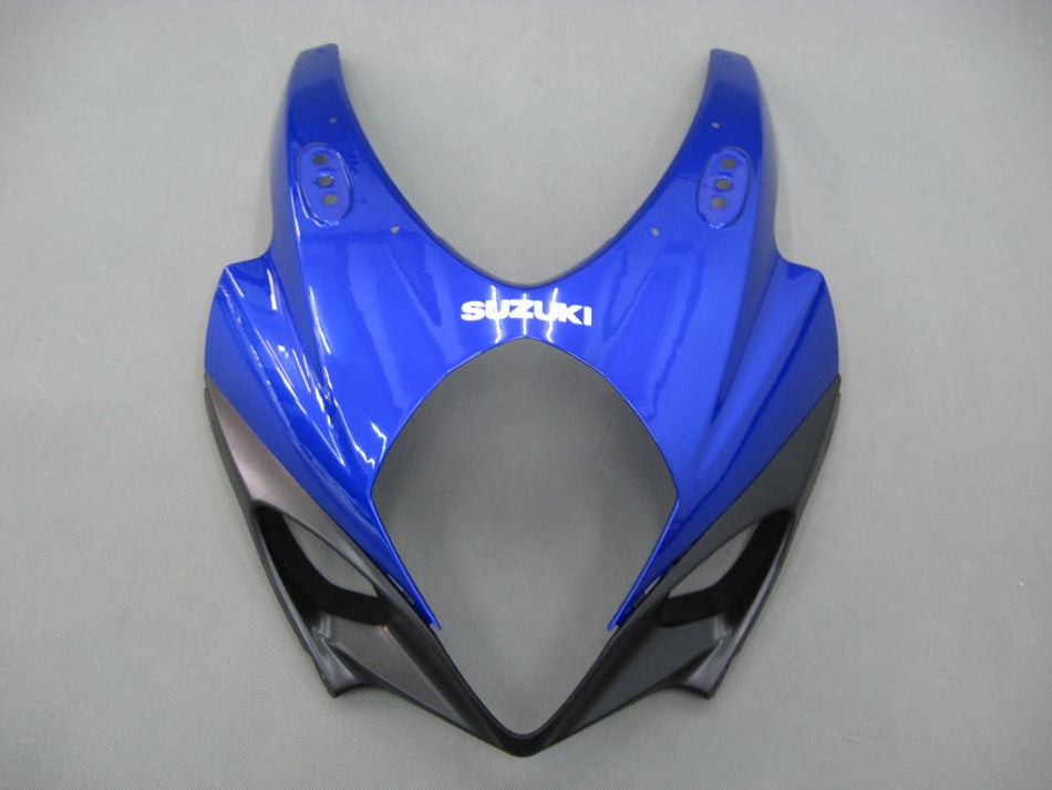 2007-2008 スズキ GSXR 1000 ブルー &amp; ホワイト GSXR レーシングフェアリング ジェネリック