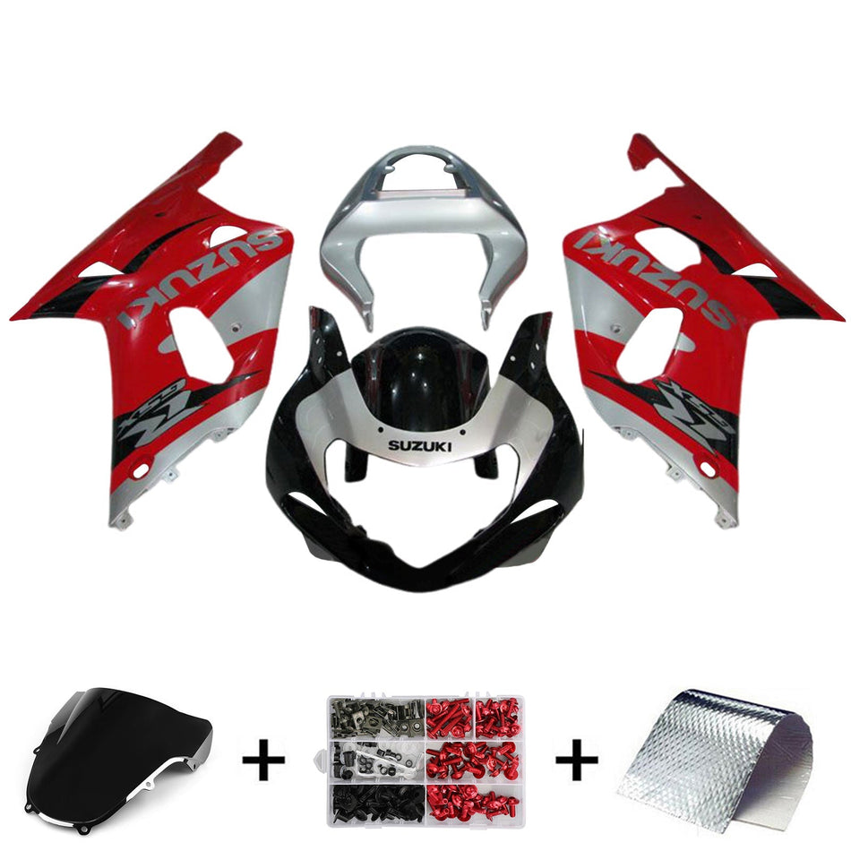 2000-2002 スズキ GSXR1000 K1 K2 フェアリングキット ボディワーク プラスチック ABS