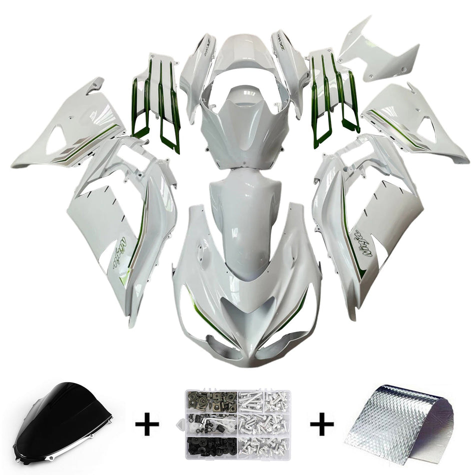 2012-2022 カワサキ ZX14R ZZR1400 インジェクションフェアリングキット ボディワーク