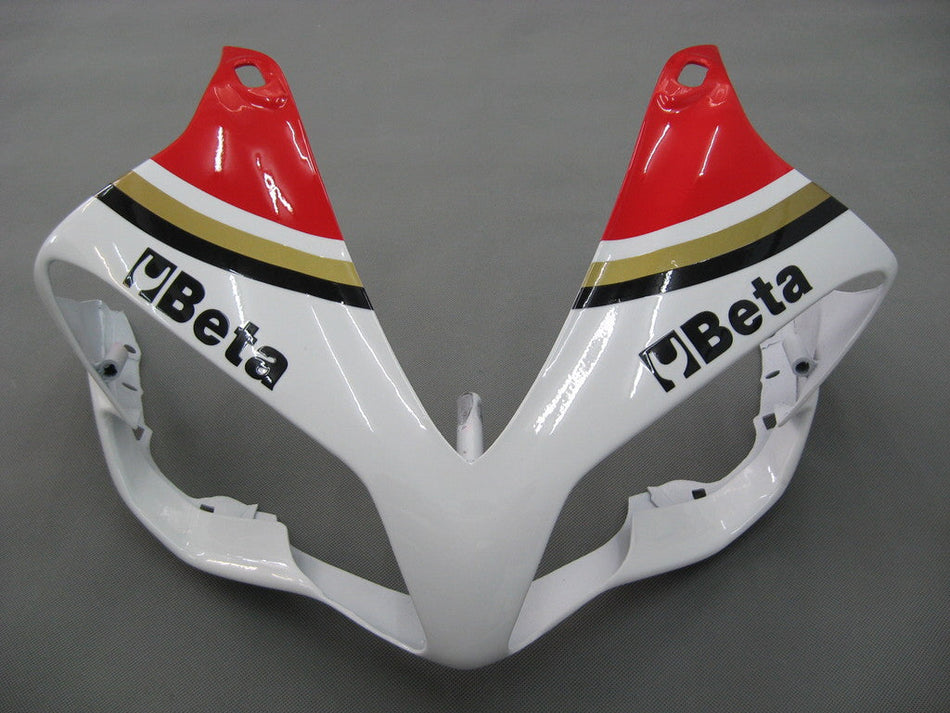 2007-2008 ヤマハ YZF-R1 ホワイト レッド ラッキーストライク レーシング アモトパーツ フェアリング カスタム フェアリング