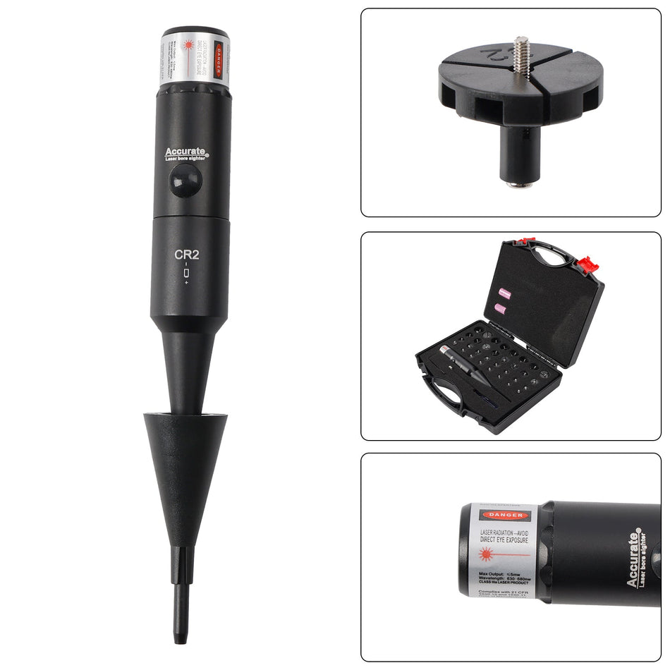 プロフェッショナルレーザーボアサイトキット 複数口径アップグレードレッドボアサイト