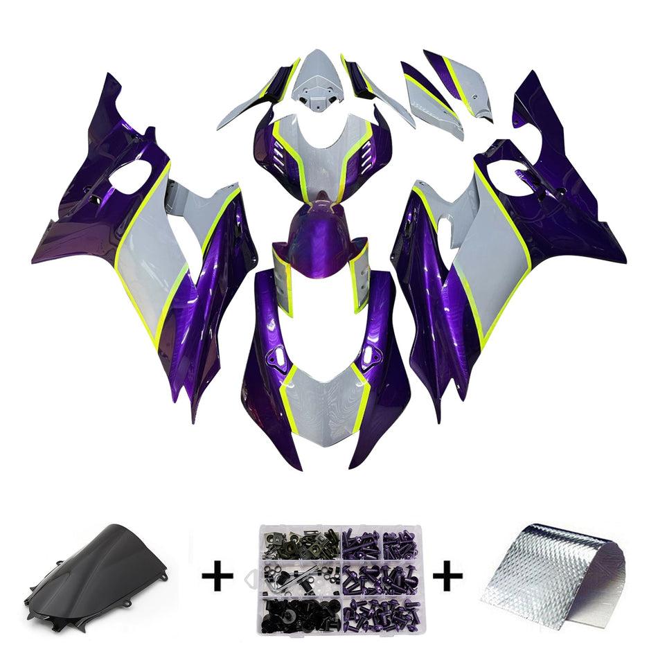 インジェクションフェアリングキット ボディワーク プラスチック ABS ヤマハ YZF-R6 2017-2023 に適合