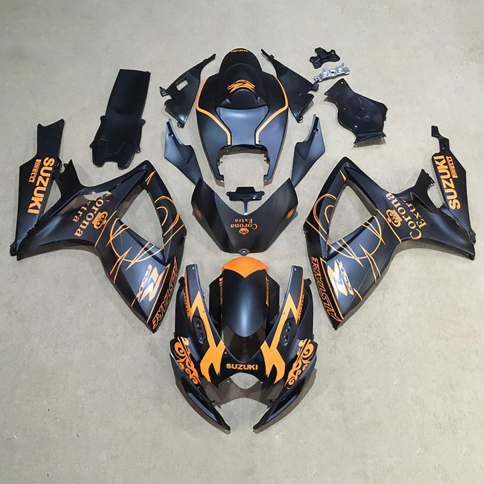 スズキ GSXR 600/750 2006-2007 K6 用 インジェクションフェアリングキット ボディワーク プラスチック ABS