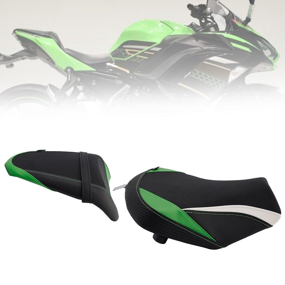 2017-2025年式 カワサキ ニンジャ650 Z650 運転席・助手席用リアクッション ホワイト