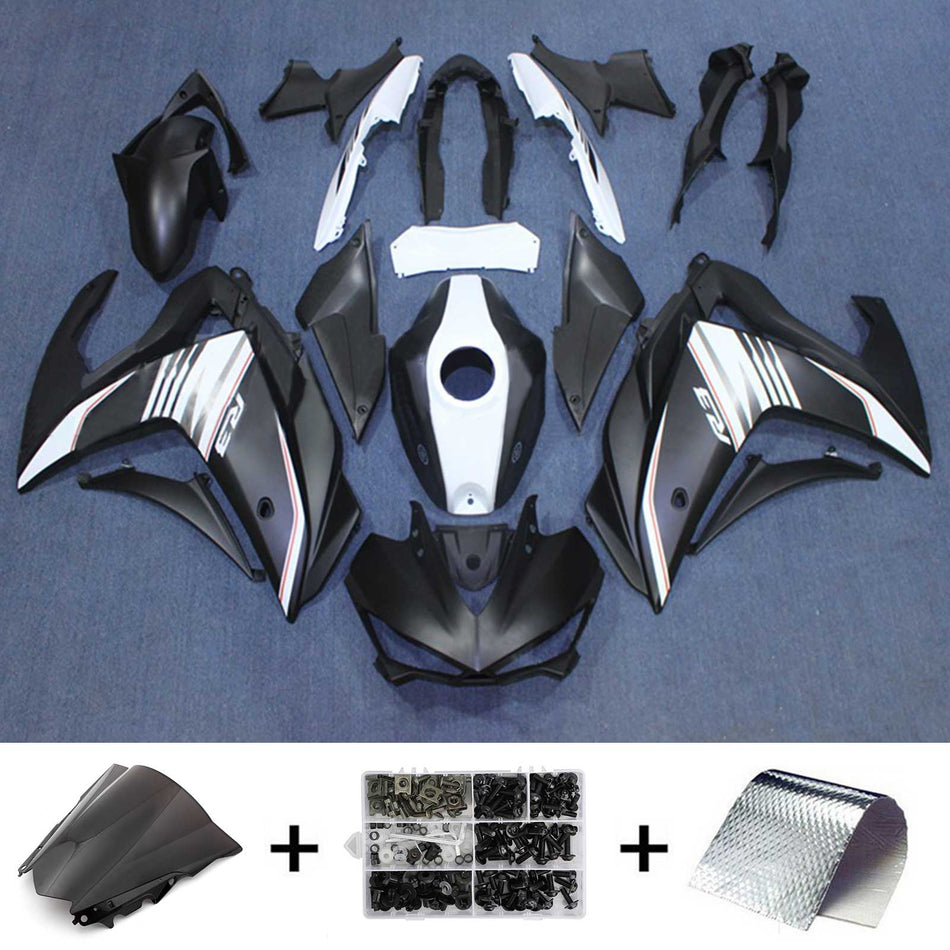 2014-2018 ヤマハ YZF-R3 2015-2017 R25 Amotopart インジェクションフェアリングキット ボディワーク ABS #113