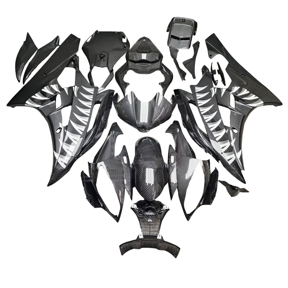 インジェクションフェアリングキット ボディワーク プラスチック ABS ヤマハ YZFR6 YZF-R6 2006-2007用