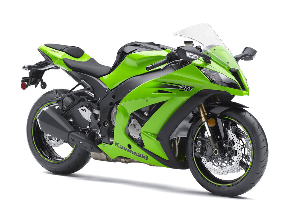 2011-2015 Ninja ZX10R グリーン ボディワーク フェアリング ABS 射出成形プラスチック セット 3# ジェネリック