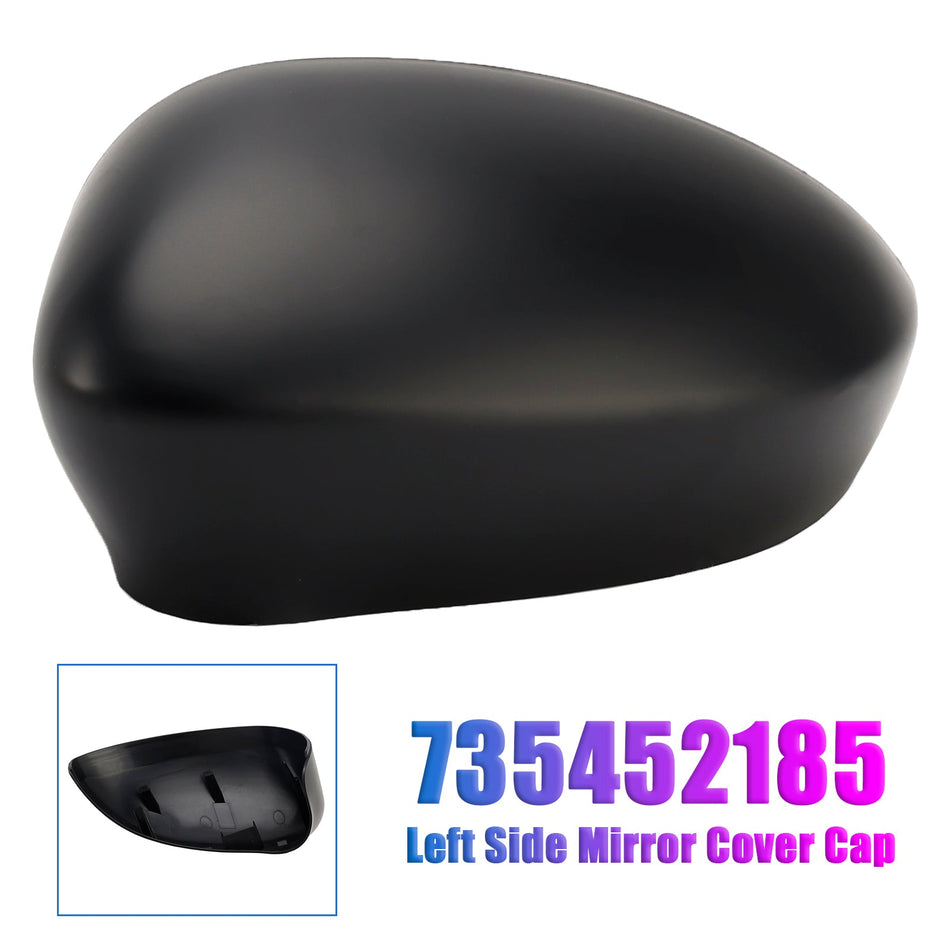 フィアット 500 07-24 グランデ プント 05-18 735452185 用 左サイドミラーカバーキャップ