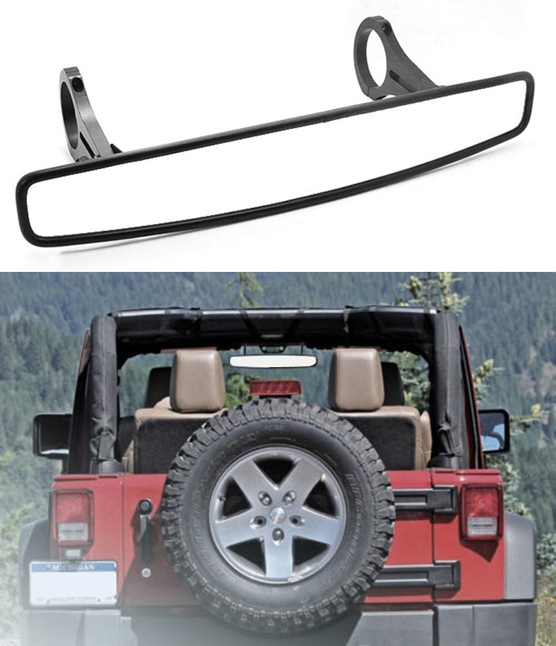 1.75インチ UTV ワイド リアビューミラー ラウンド ロールバー用 Polaris RZR XP 4 Arctic Cat Generic
