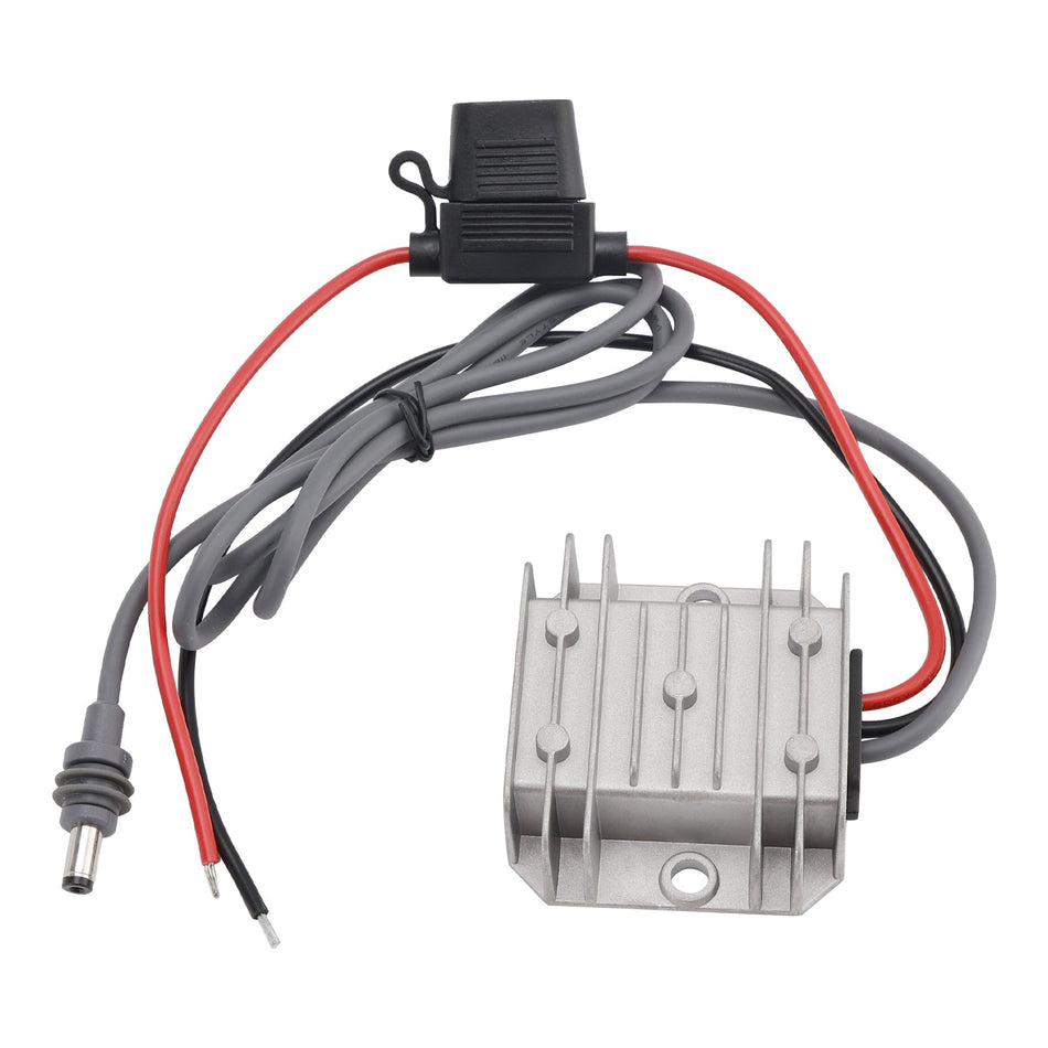 12V/24Vから30V 3.5A 105W ミニ電源 昇圧コンバータ ヒューズ付き