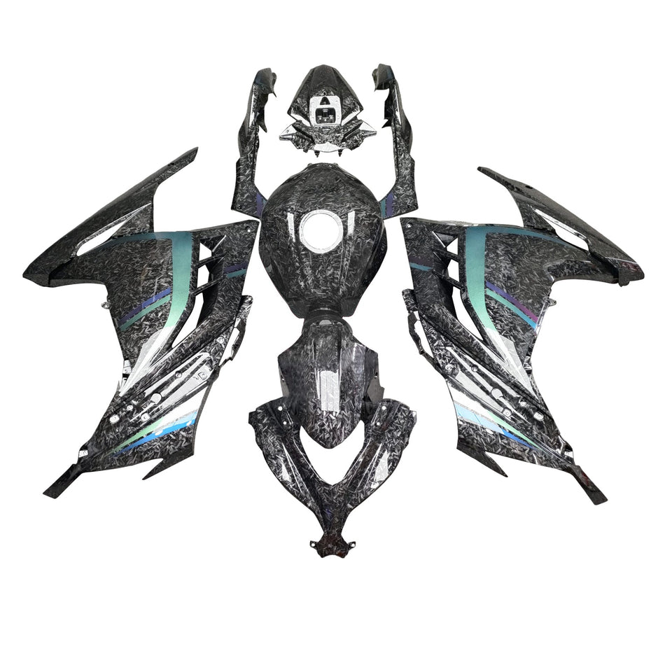 インジェクションフェアリングキット ボディワーク プラスチック ABS カワサキ EX300 Ninja300 2013-2024 に適合