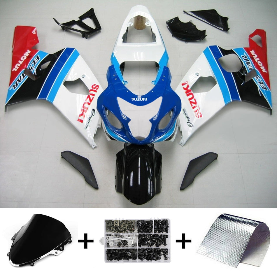2004-2005 スズキ GSXR 600/750 K4 Amotopart インジェクションフェアリングキット ボディワーク プラスチック ABS #112