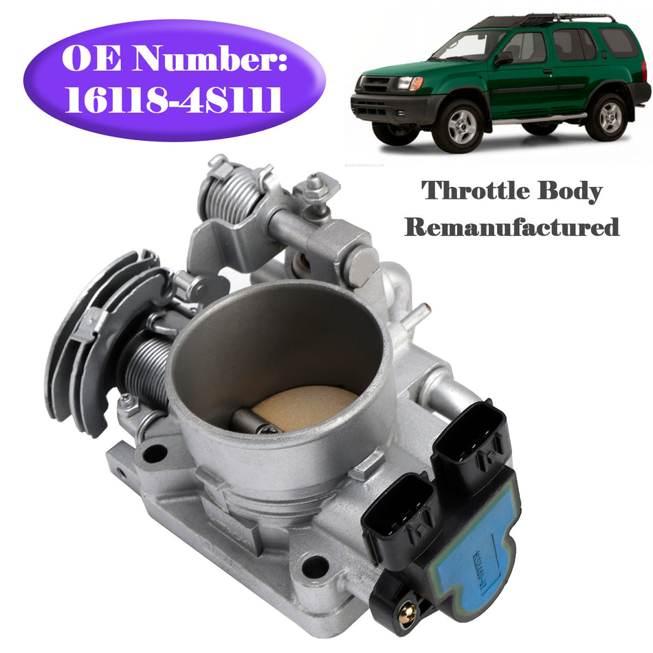 スロットルボディ 16118-4S111 日産フロンティアエクステラ 3.3L 2000-2004年式に適合