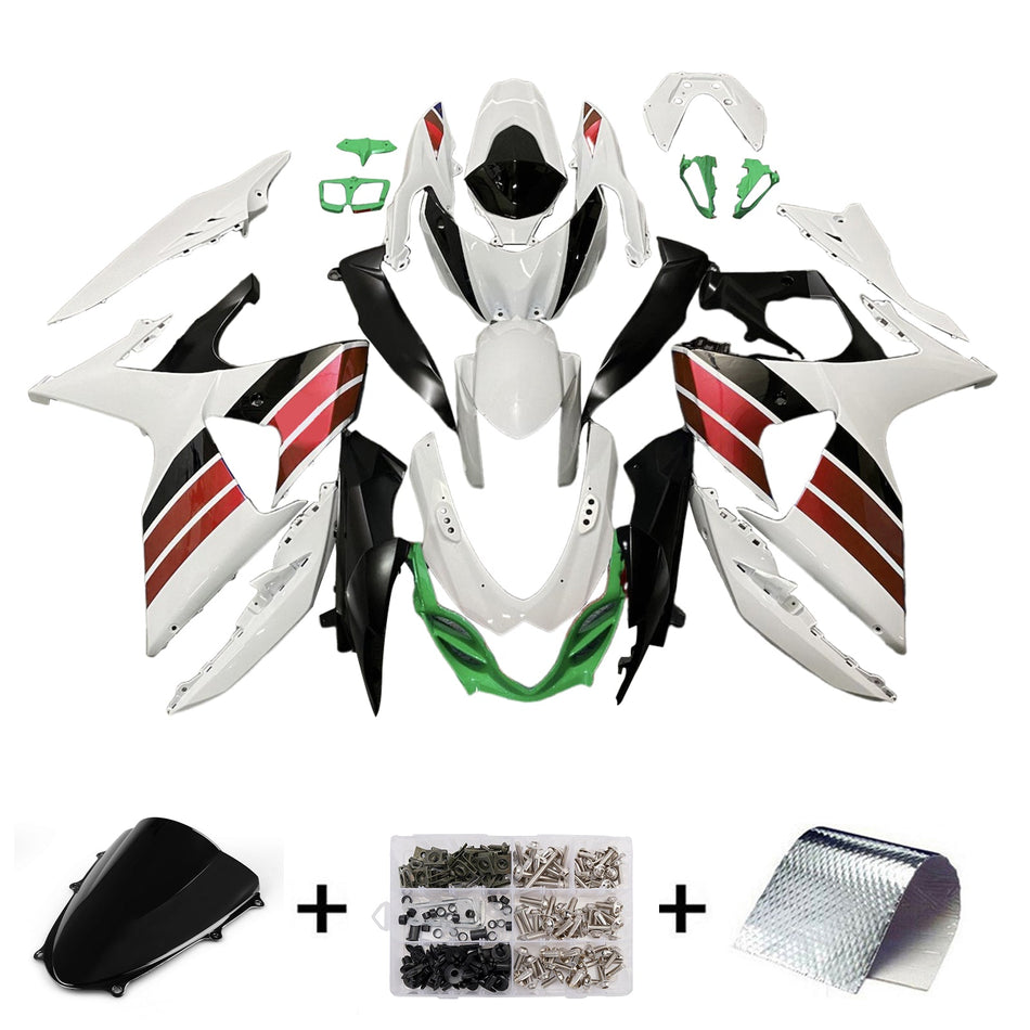スズキ GSXR1000 2009-2016 K9用 インジェクションフェアリングキット ボディワーク プラスチック ABS