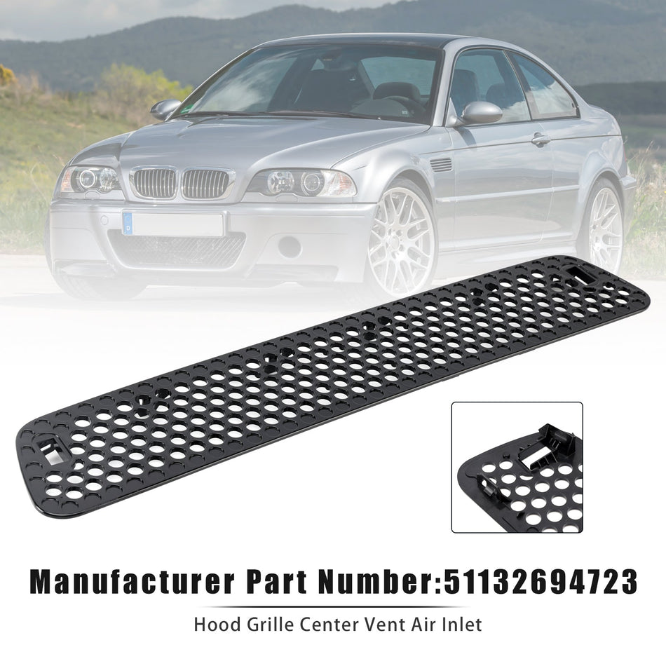 2001-2006 BMW E46 M3 フードグリル センターベント エアインレット 51132694723