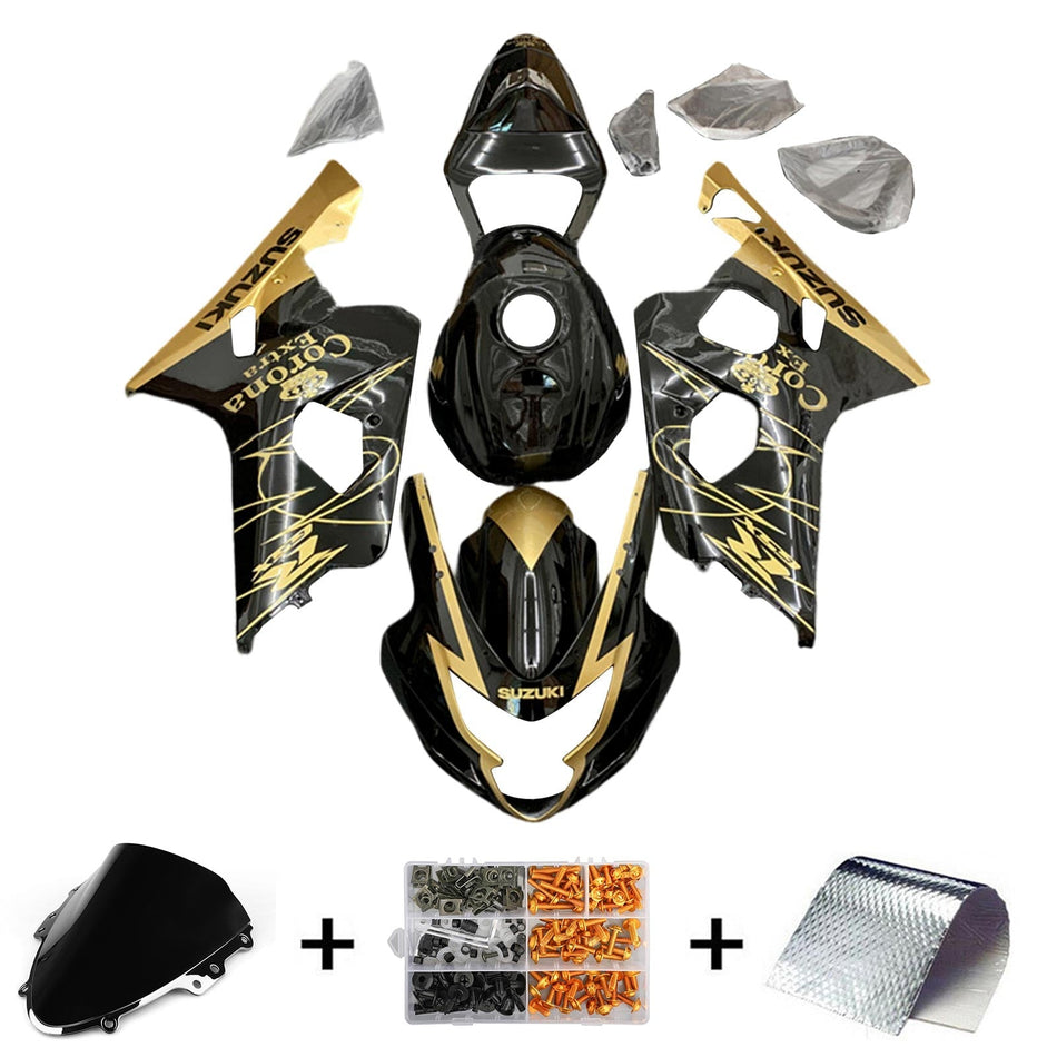 2004-2005 スズキ GSXR 600/750 K4 フェアリングキット ボディワーク プラスチック ABS