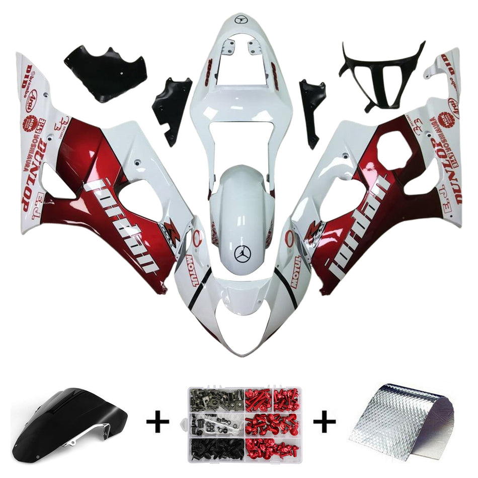 2003-2004 スズキ GSXR1000 K3 インジェクションフェアリングキット ボディワーク プラスチック ABS