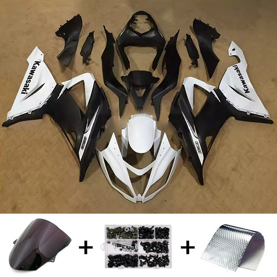インジェクションフェアリングキット ボディワーク プラスチック ABS カワサキ ZX6R 636 2013-2018 に適合