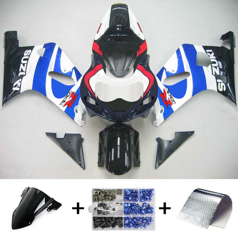 2001-2003 スズキ GSXR750 K1 Amotopart インジェクションフェアリングキット ボディワーク プラスチック ABS #129