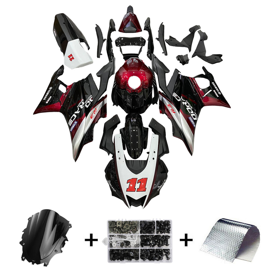 2022-2023 ヤマハ YZF-R3 R25 インジェクションフェアリングキット ボディワーク プラスチック ABS