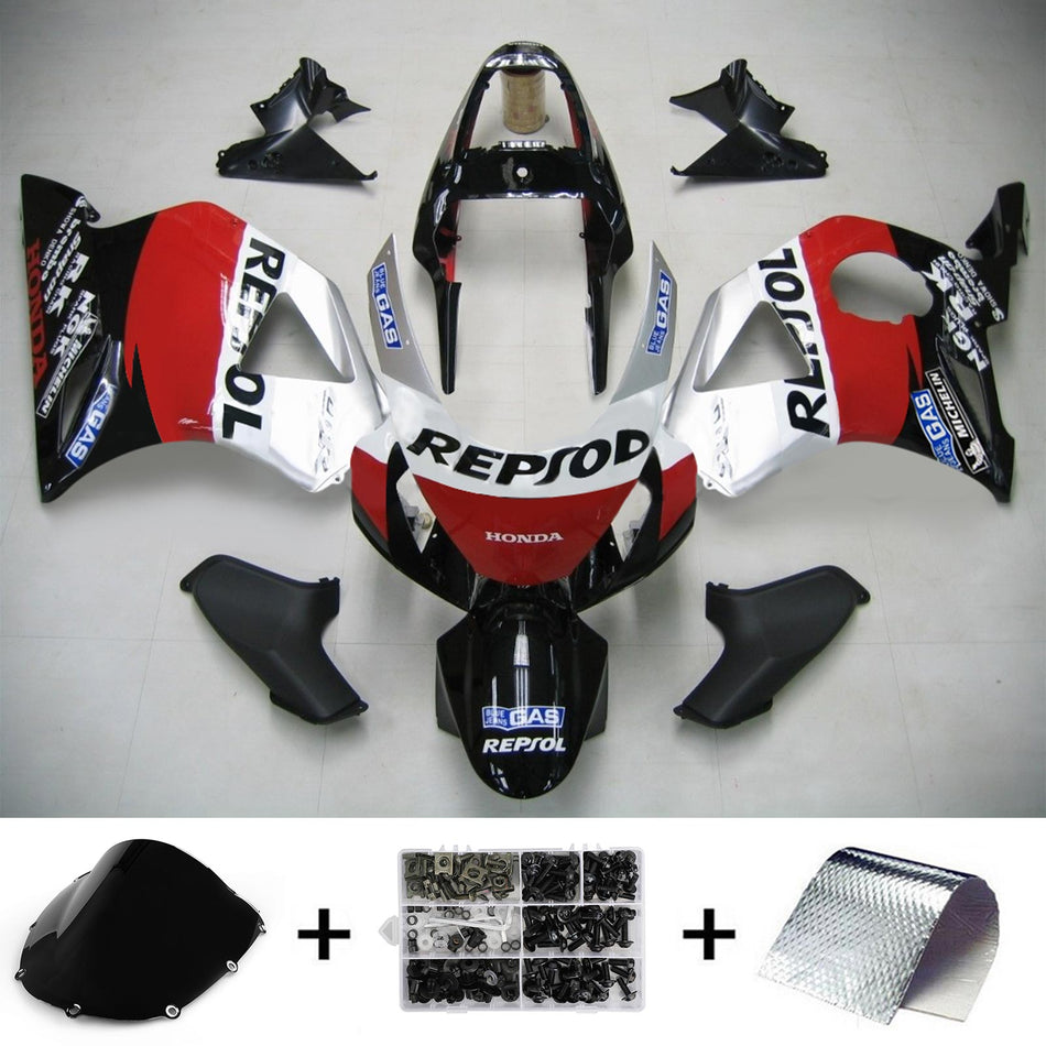 2002-2003 ホンダ CBR954 Amotopart インジェクションフェアリングキット ボディワーク プラスチック ABS #112