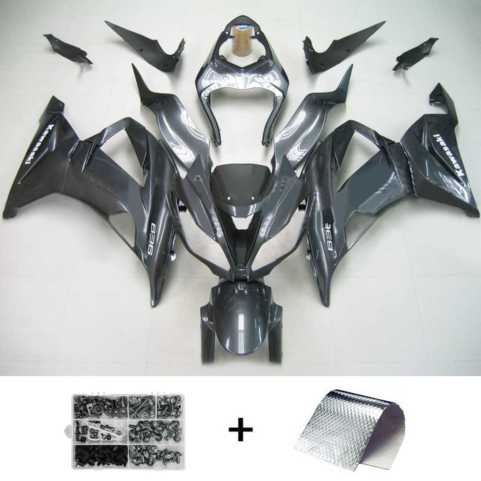 2013-2018 カワサキ ZX6R 636 Amotopart インジェクションフェアリングキット ボディワーク プラスチック ABS #102