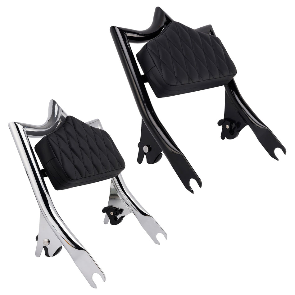 ロードキング FLHR 2009-2023 CVO ロードグライド FLTRXSE 2018-2019 用パッセンジャー用シーシーバーバックレスト