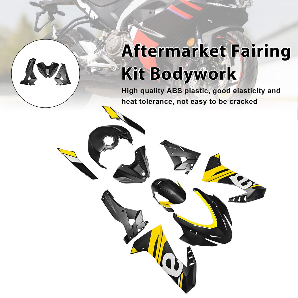 Aprilia RS457 2024-2025 09#用インジェクションABSプラスチックボディワークフェアリングキット