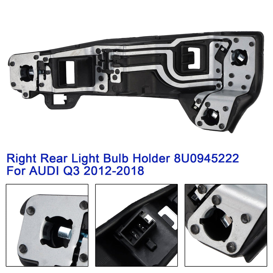 2012-2018 AUDI Q3 右リアライトバルブホルダー 8U0945222