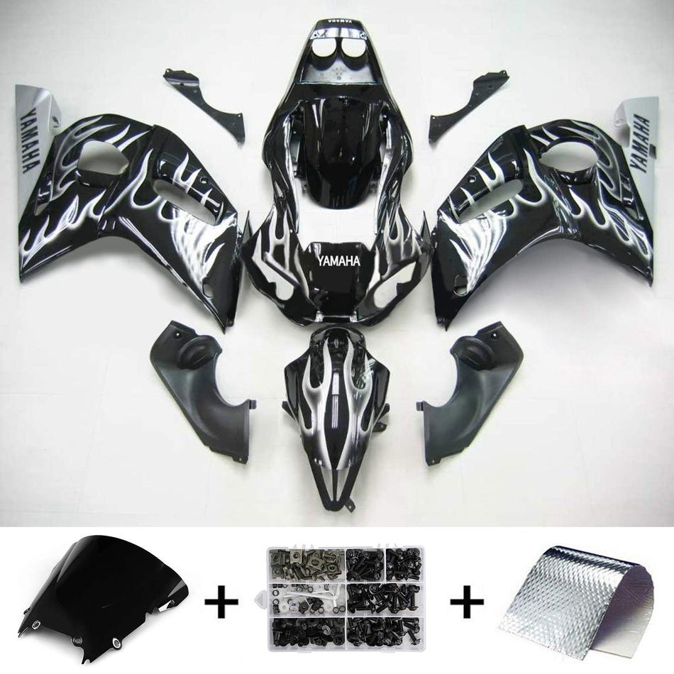 1998-2002 ヤマハ YZF 600 R6 インジェクションフェアリングキット ボディワーク プラスチック ABS #105
