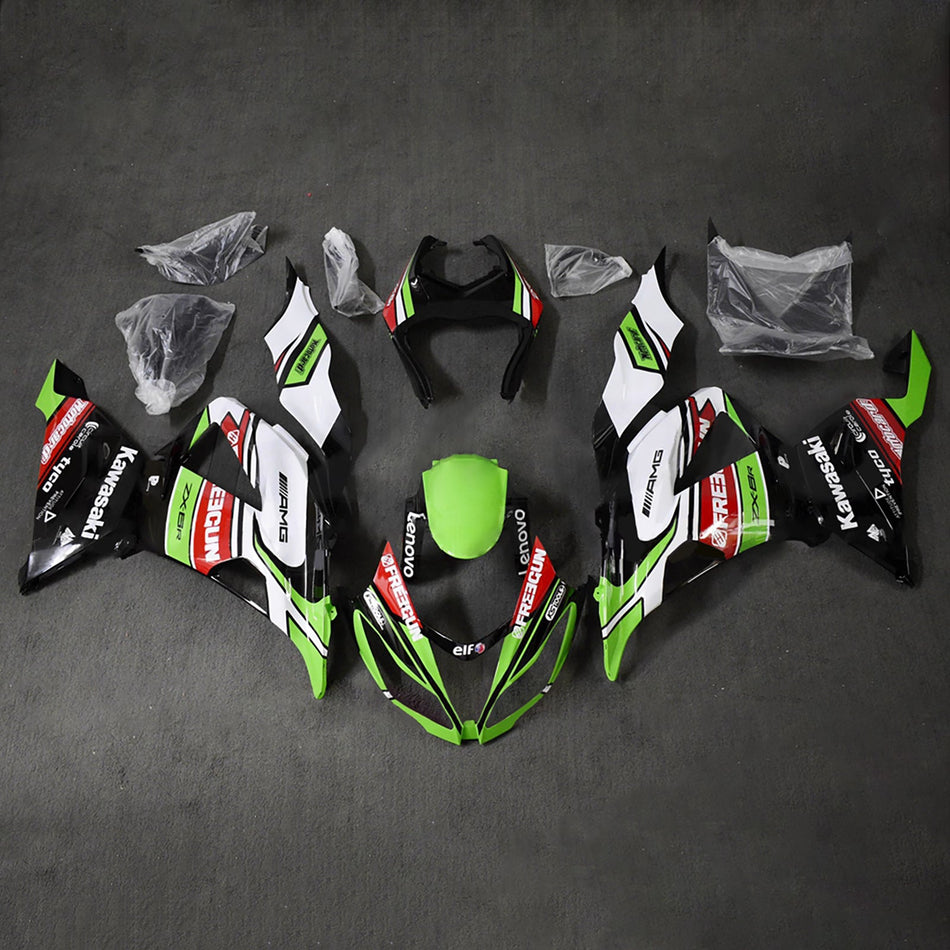 インジェクションフェアリングキット ボディワーク プラスチック ABS カワサキ ZX6R 636 2013-2018 に適合