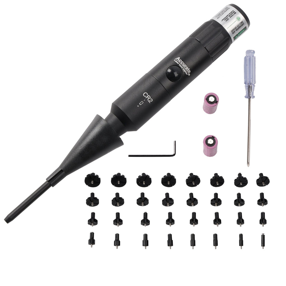 プロフェッショナルレーザーボアサイトキット 複数口径対応 グリーンボアサイト