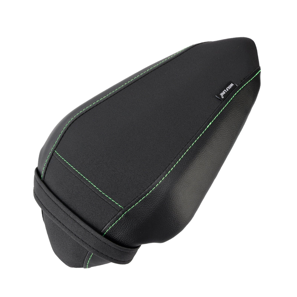 2024-2025年式 カワサキ Ninja 500 Z500 リアシートパッセンジャークッション フラットPU ブラックB