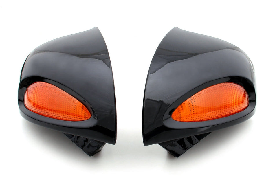 リアミラー ウィンカーレンズ BMW R1100RT R1100RTP R1150RT ブラック