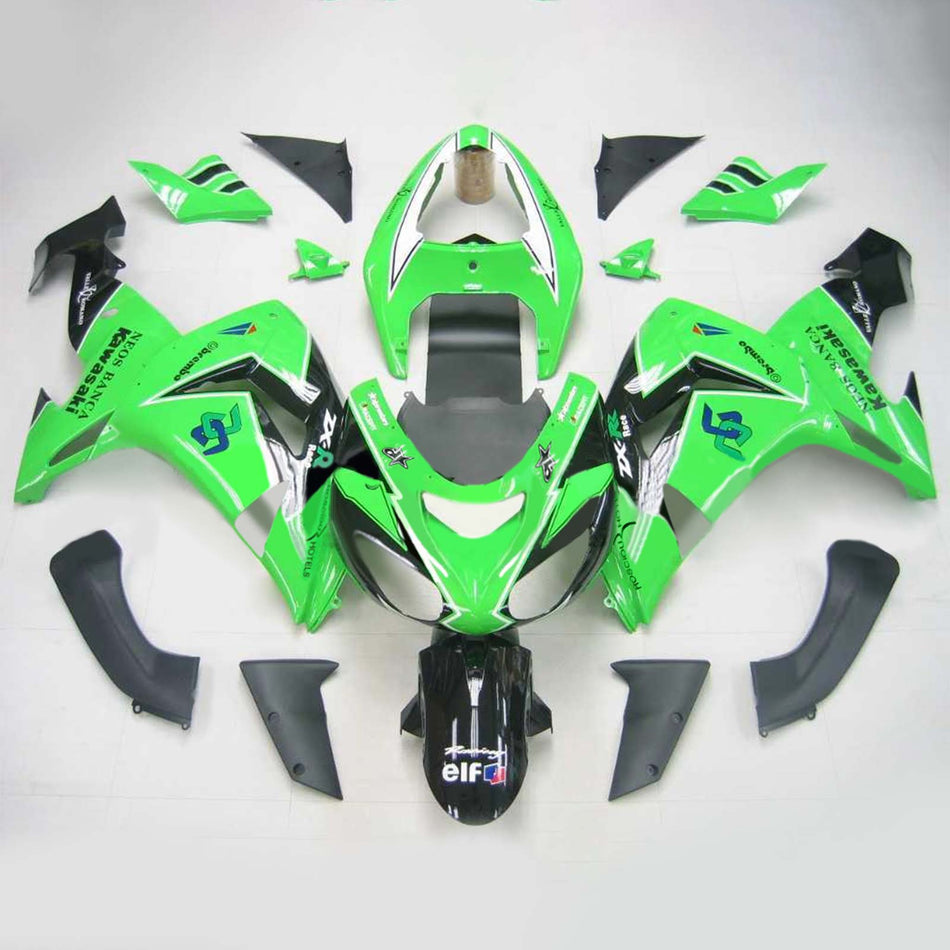 2006-2007 カワサキ ZX10R Amotopart インジェクションフェアリングキット ボディワーク プラスチック ABS #112