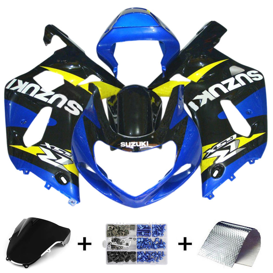 2001-2003 スズキ GSXR600 GSXR750 K1 フェアリングキット ボディワーク プラスチック ABS