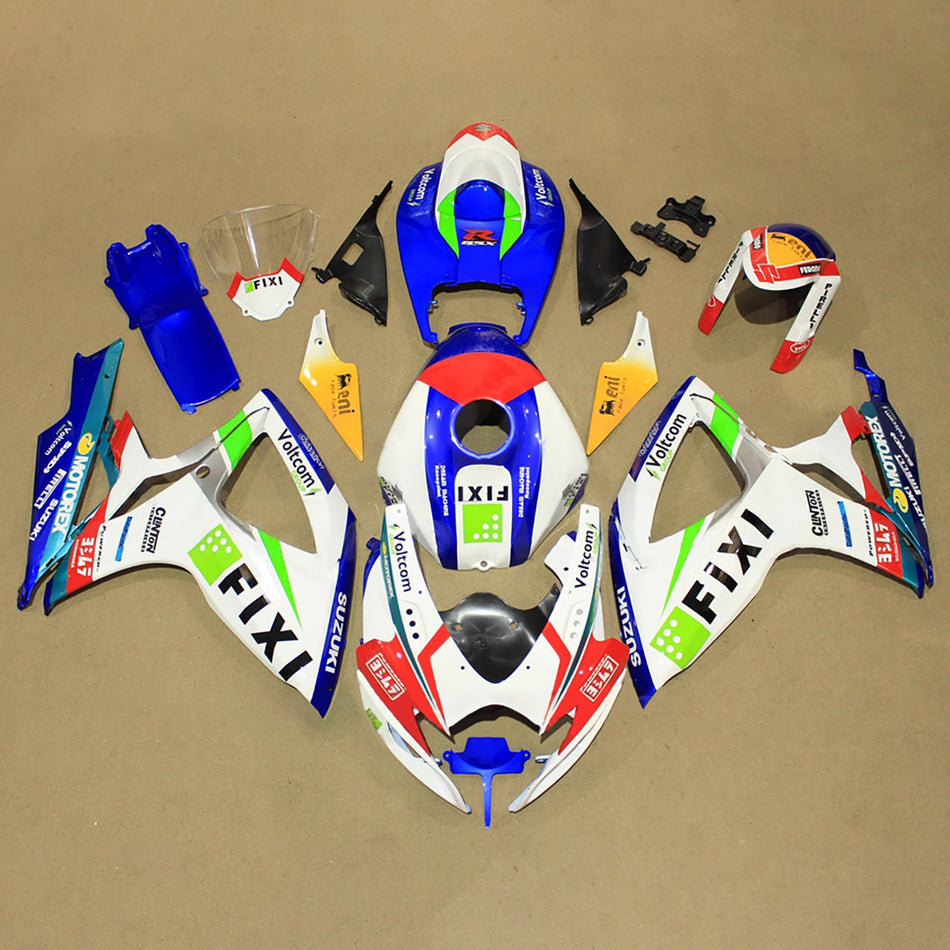 スズキ GSXR 600/750 2006-2007 K6 用 インジェクションフェアリングキット ボディワーク プラスチック ABS
