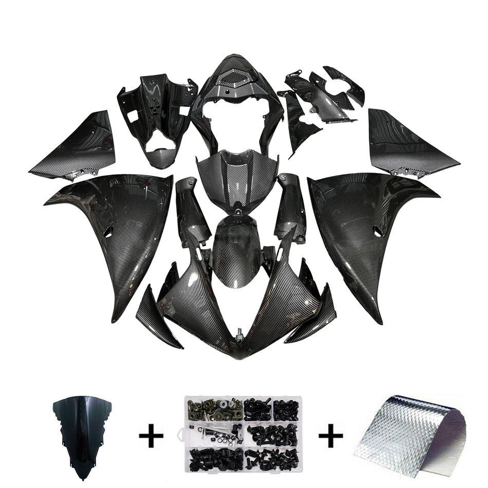インジェクションフェアリングキット ボディワーク プラスチック ABS ヤマハ YZFR1 YZF-R1 2009-2011用