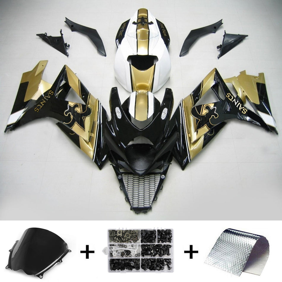 2007-2008 スズキ GSXR1000 K7 Amotopart インジェクションフェアリングキット ボディワーク プラスチック ABS #114