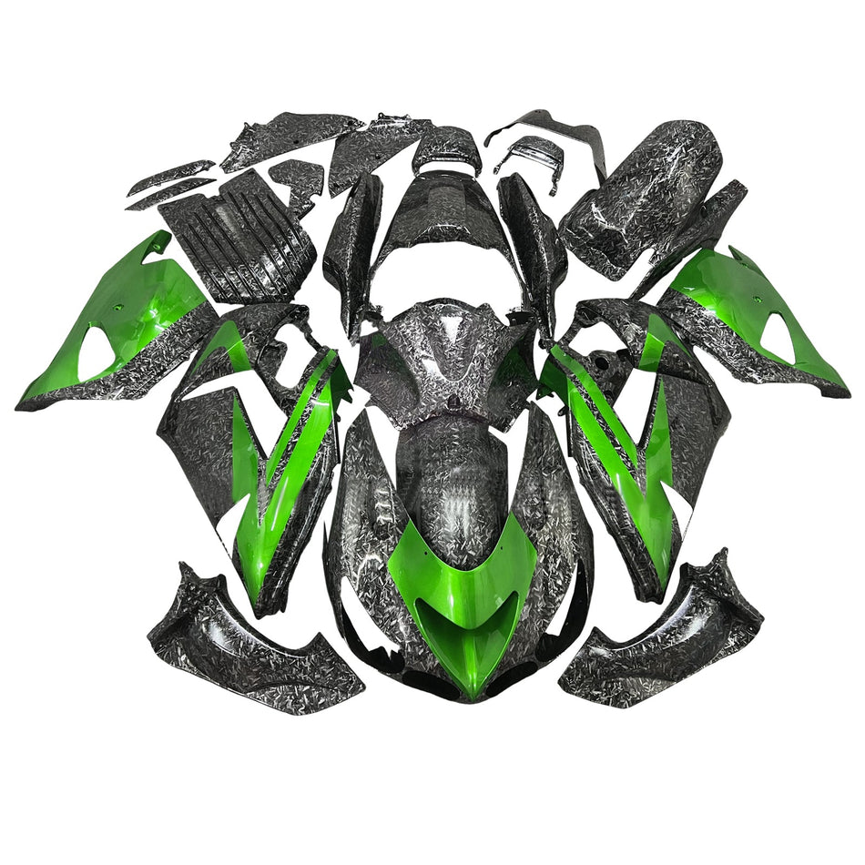 インジェクションフェアリングキット ボディワーク Kawasaki ZX14R ZZR1400 2006-2011 に適合